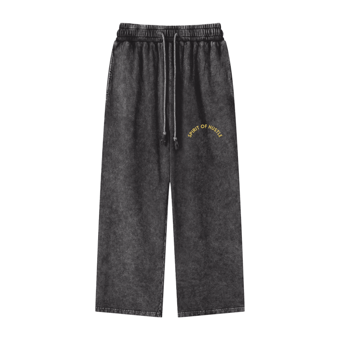 Unisex Straight Leg Denim Style Pants - SPIRIT OF HUSTLE