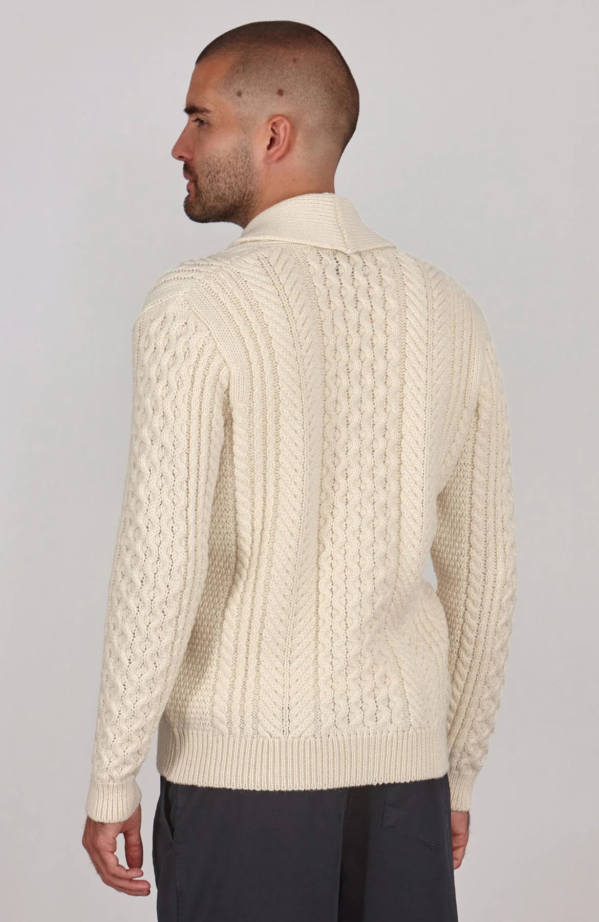 Handmade Andes Merino Wool Cardigan - SPIRIT OF HUSTLE