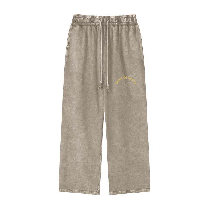Unisex Straight Leg Denim Style Pants - SPIRIT OF HUSTLE