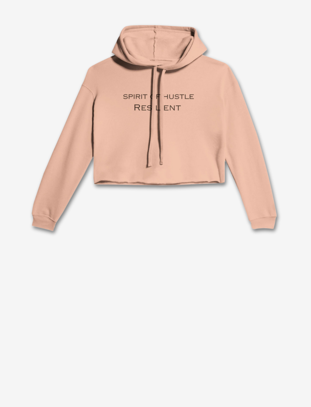 Stylish & Comfortable Women's Crop Hoodie - SPIRIT OF HUSTLE