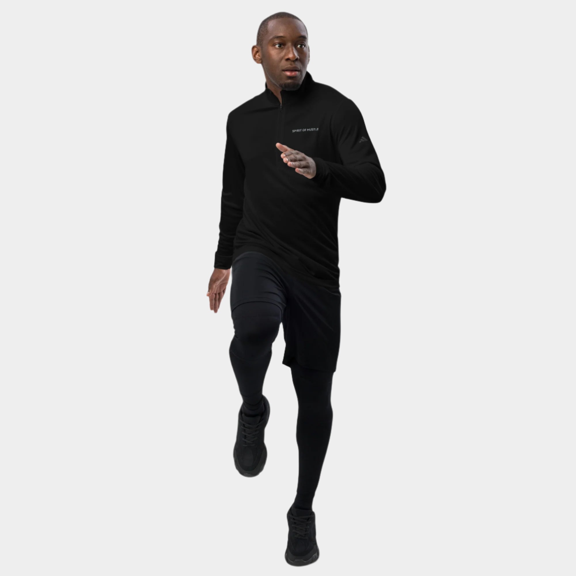 Eco-Friendly Quarter Zip Pullover - SPIRIT OF HUSTLE