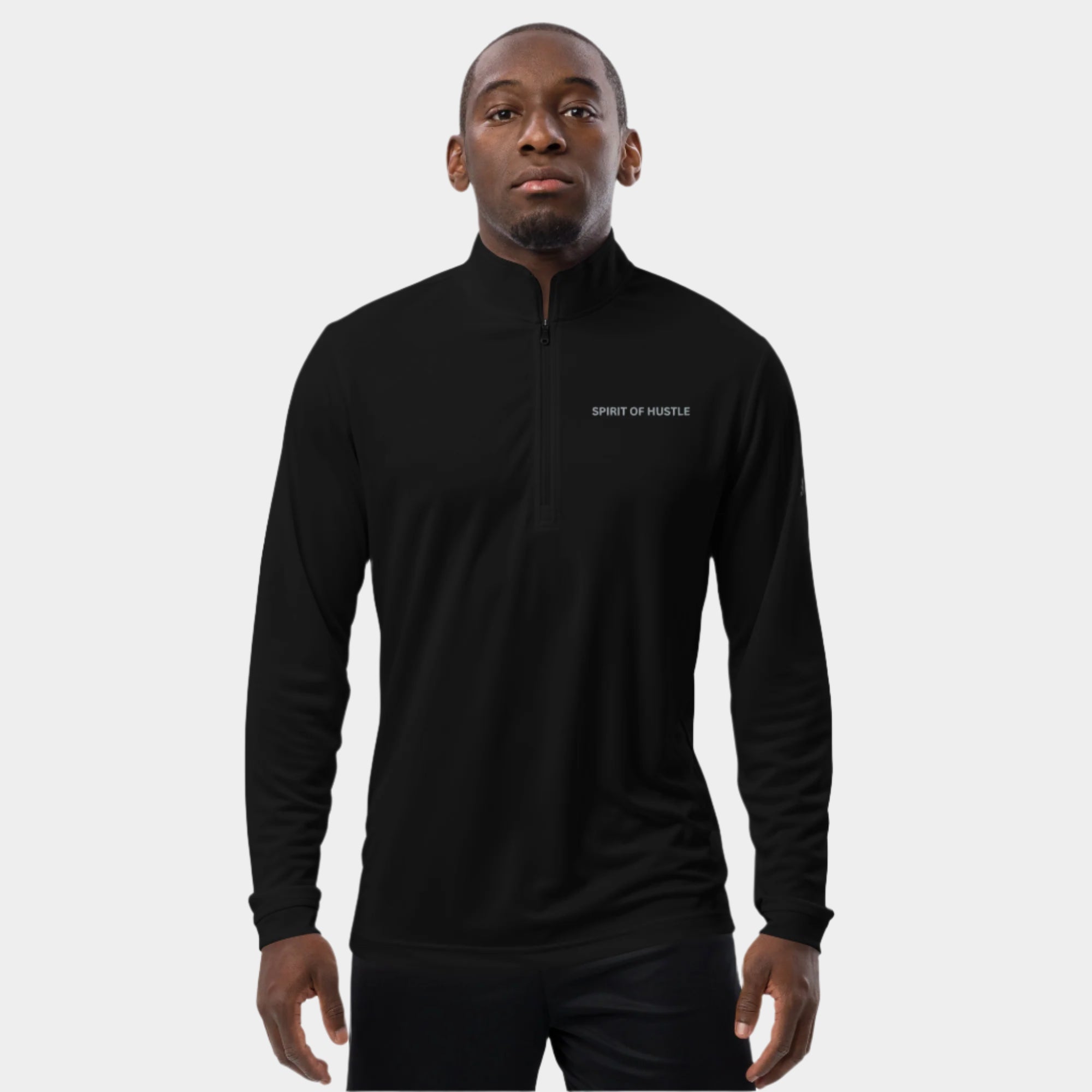 Eco-Friendly Quarter Zip Pullover - SPIRIT OF HUSTLE
