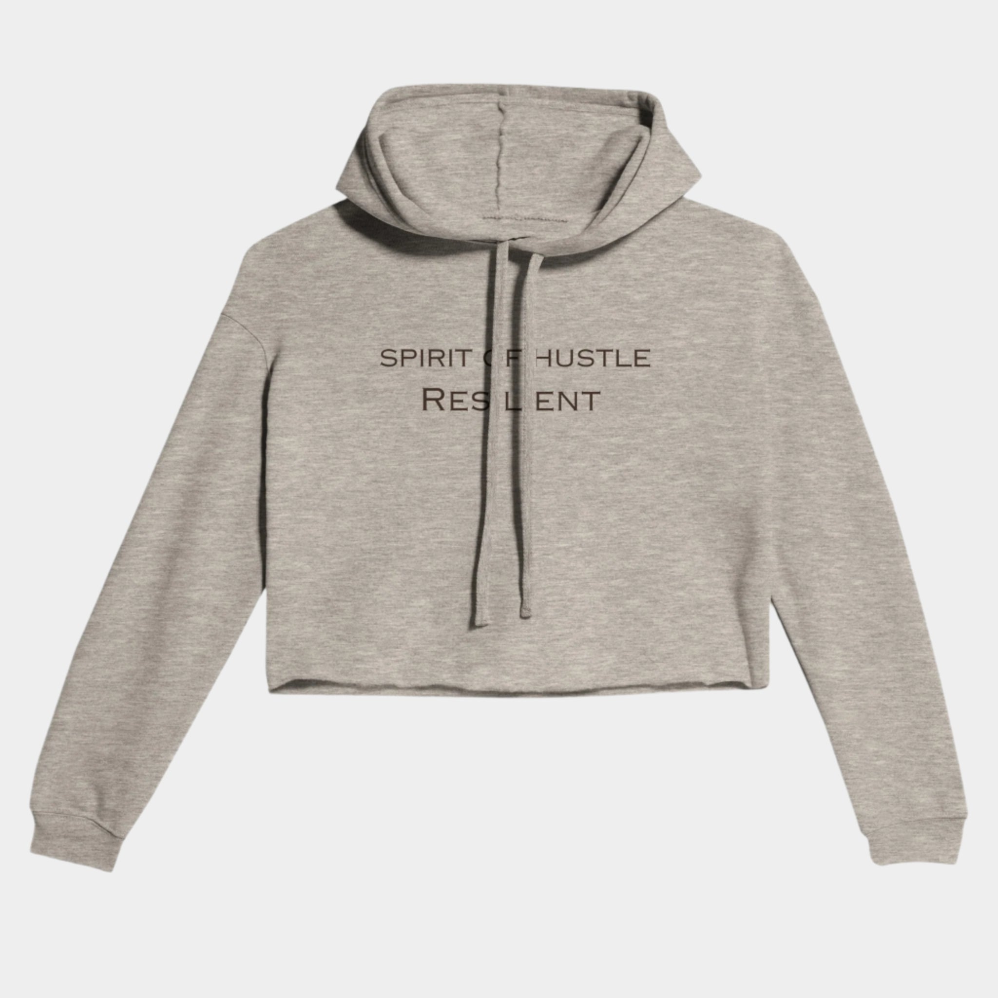 Stylish & Comfortable Women's Crop Hoodie - SPIRIT OF HUSTLE