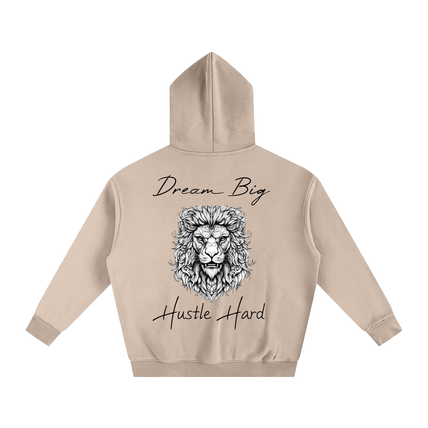 Spirit of Hustle Oversize Fleeced Hoodie