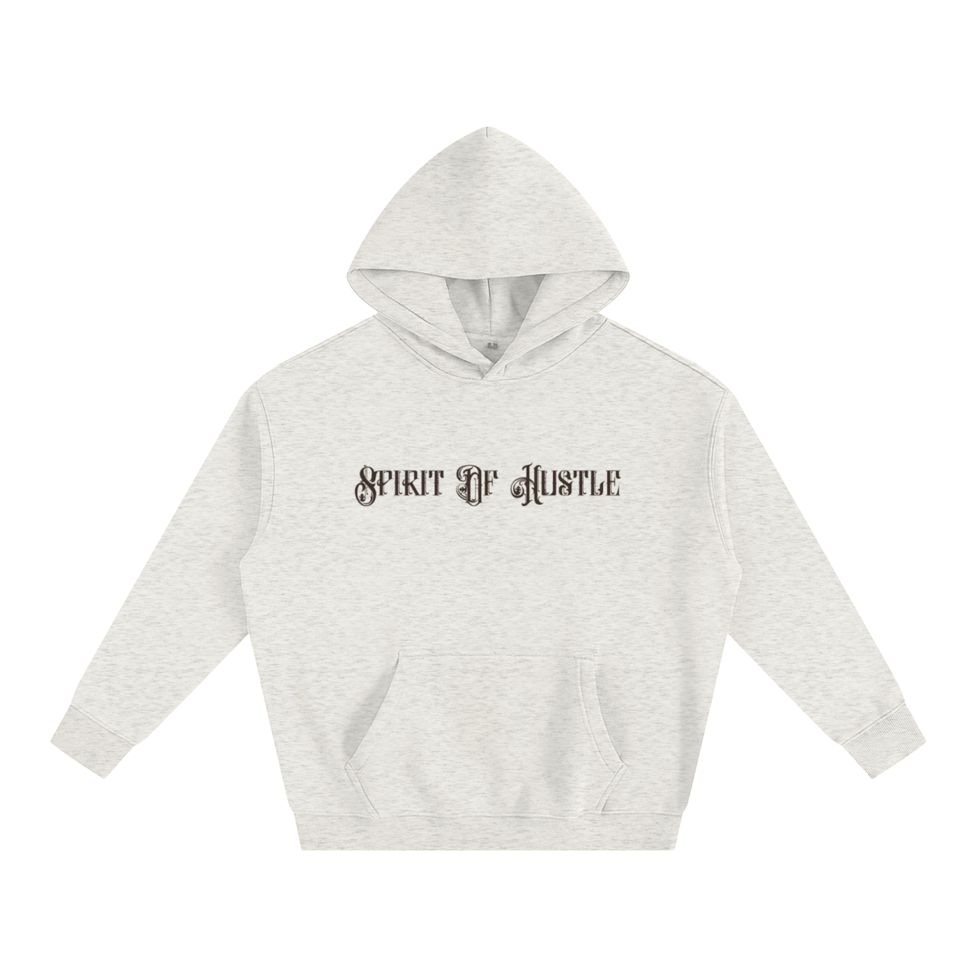 Spirit of Hustle Oversize Fleeced Hoodie