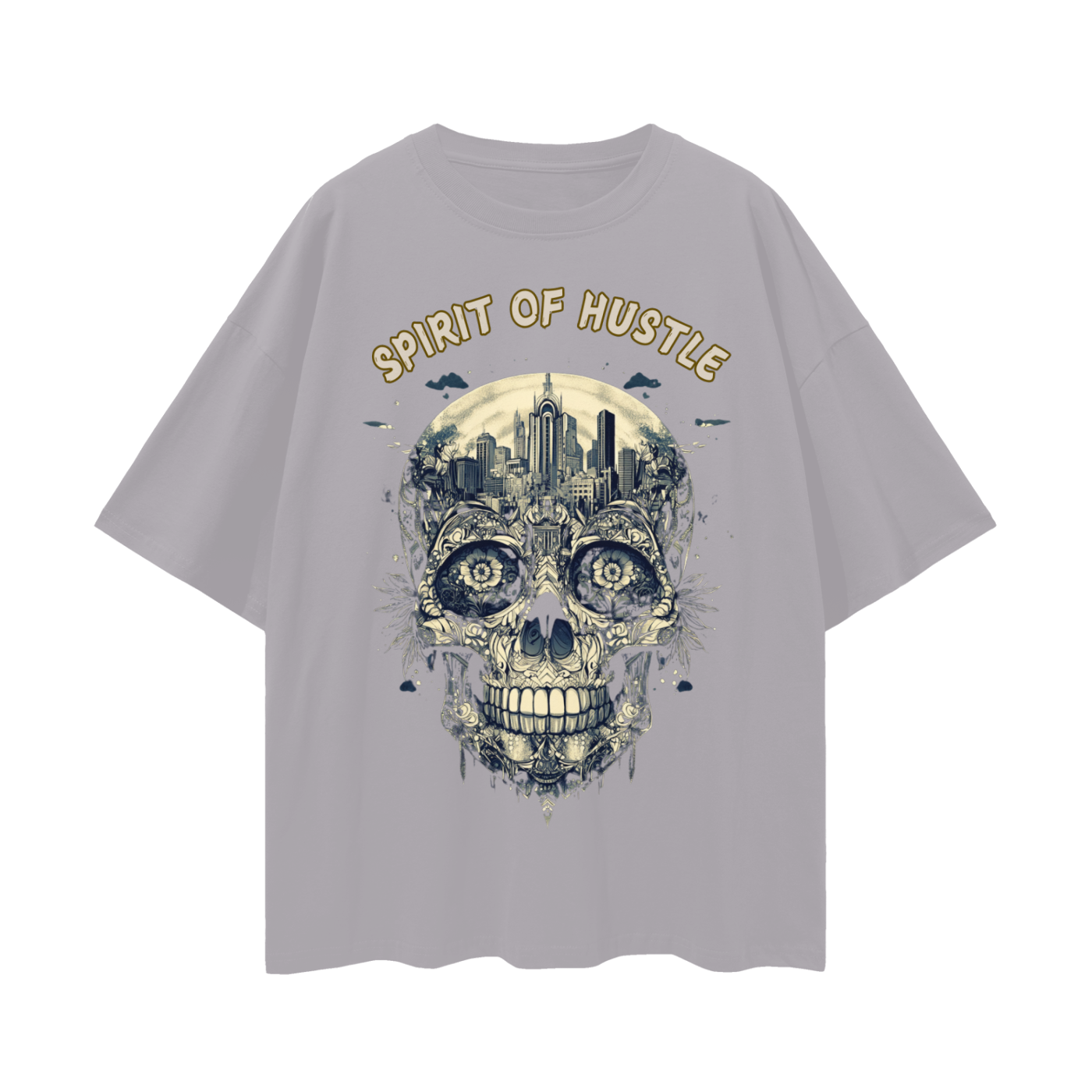 Lost City Skull Spirit Of Hustle Oversize Tee