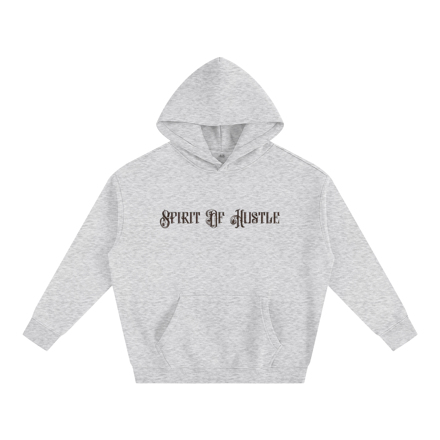 Spirit of Hustle Oversize Fleeced Hoodie