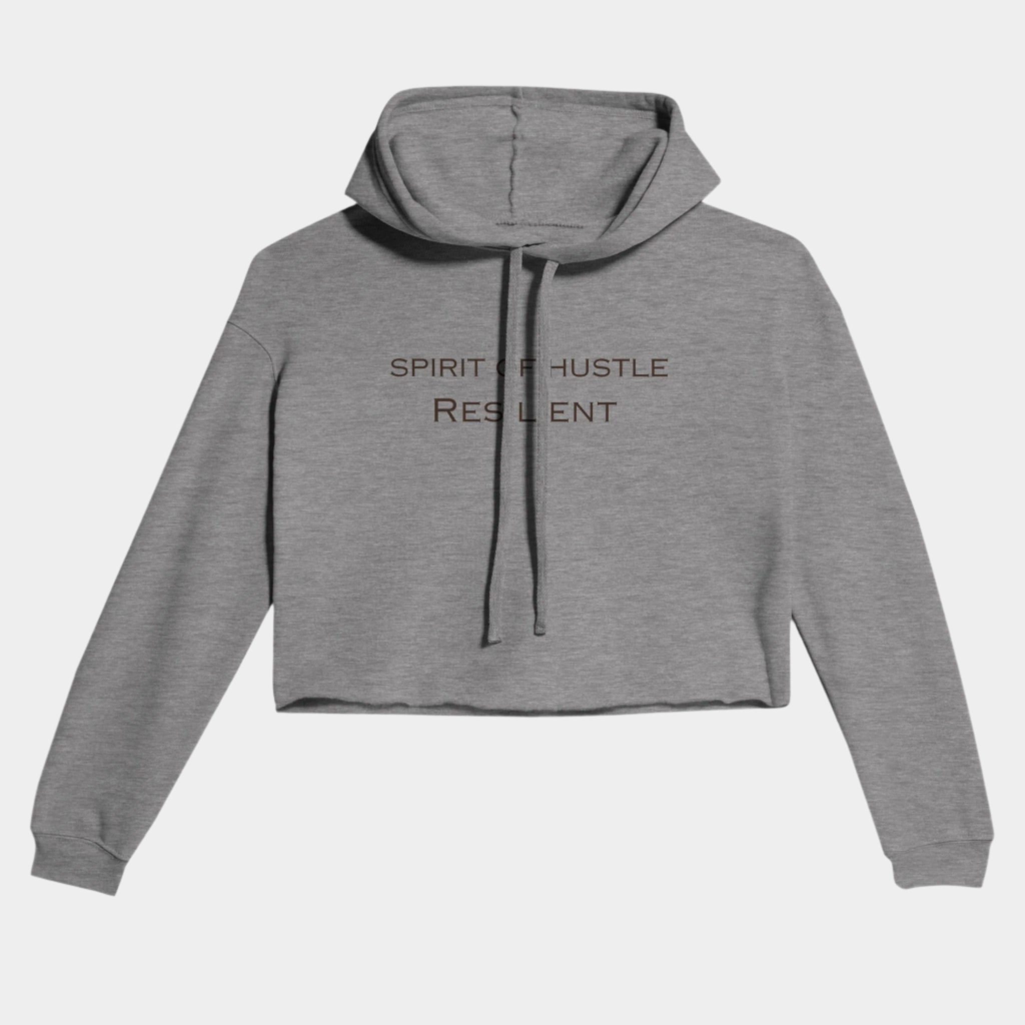 Stylish & Comfortable Women's Crop Hoodie - SPIRIT OF HUSTLE