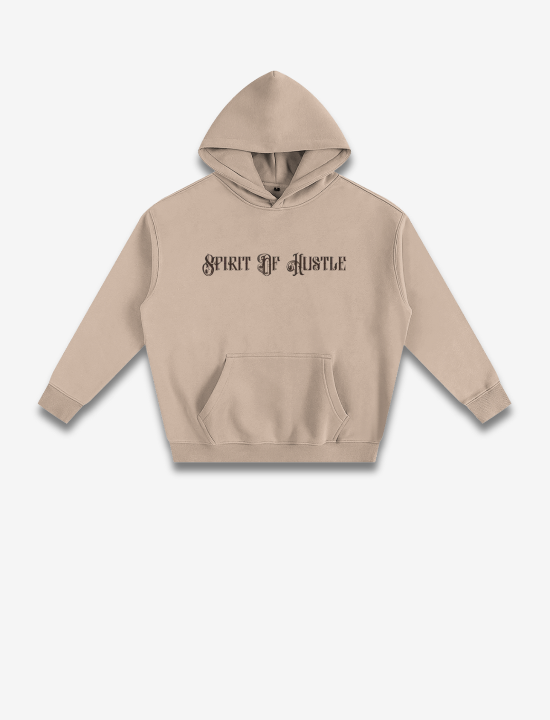Spirit of Hustle Oversize Fleeced Hoodie