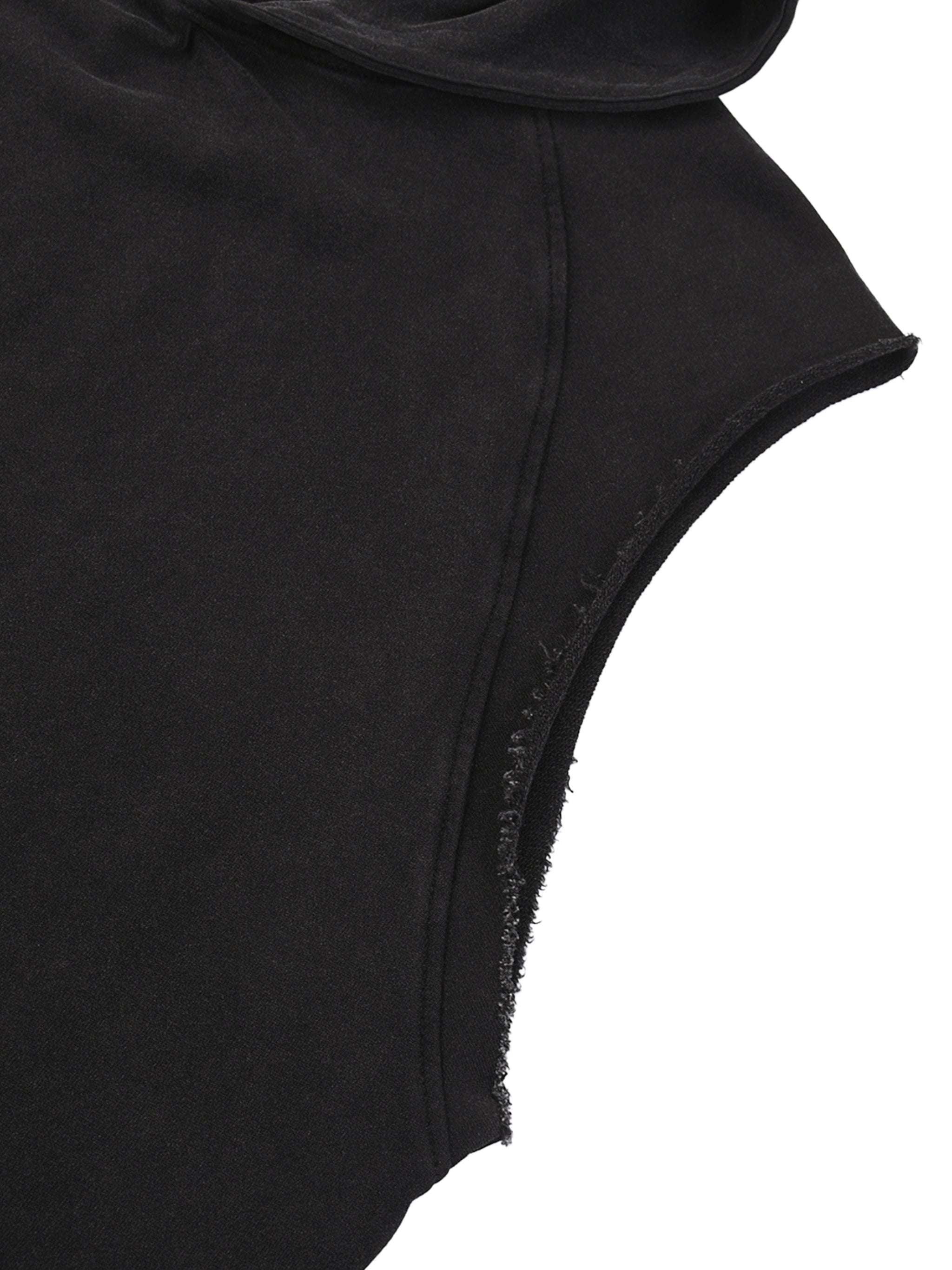 Snow Washed Sleeveless Hoodie – Luxury Streetwear for the Visionary - SPIRIT OF HUSTLE
